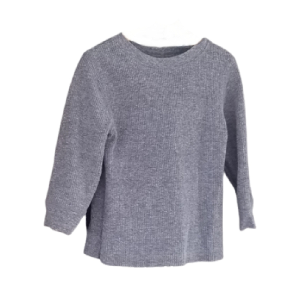 Ab)  Cat & Jack Infant Boys Gray Long Sleeve Top 18–24M